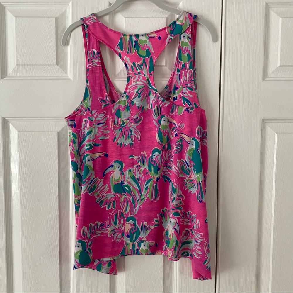 Lilly Pulitzer Monterey Tank Toucan Print - Preppy - Picture 9 of 14